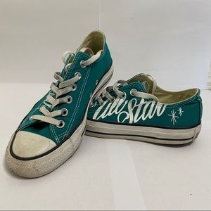 Teal Converse Sneakers